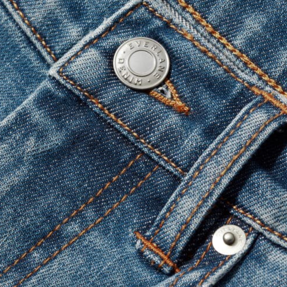 Sold NWT Everlane Highrise skinny  blue jean28 - Picture 3 of 8